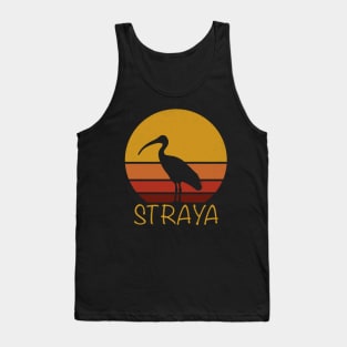 Straya Retro Vintage Sunset Bin Chicken Tank Top